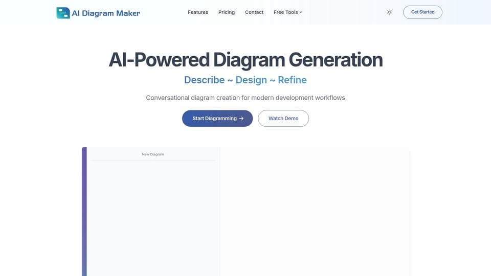 Free AI Diagram Maker AI Tool image