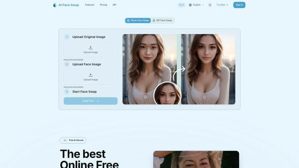 Free AI Face Swap AI Tool image