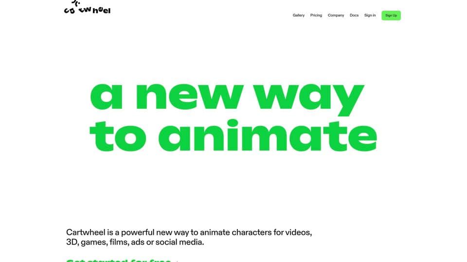 Free Cartwheel AI Tool image