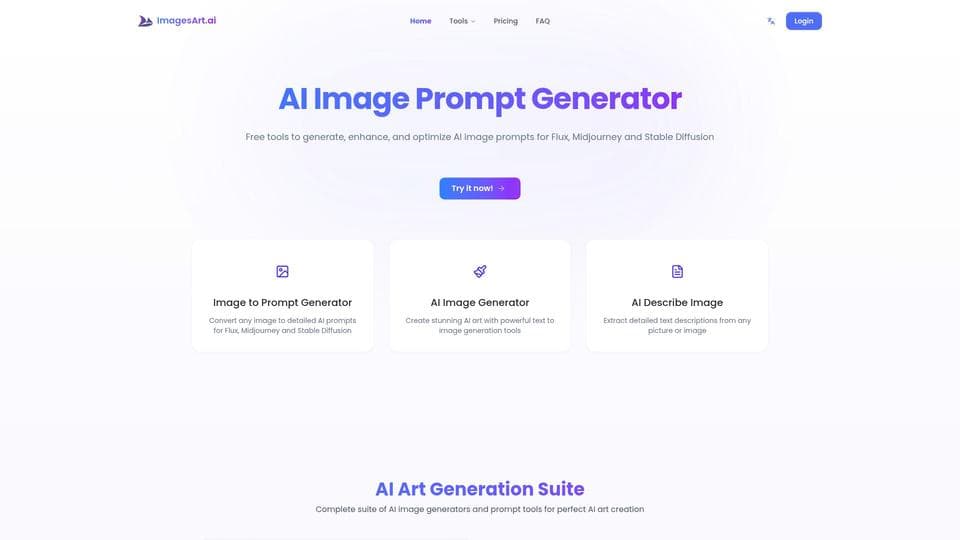Free ImagesArt.ai AI Tool image